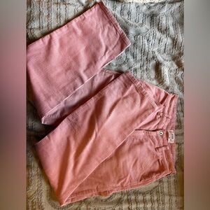 Cotton-on pink carpenter jeans